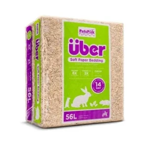ÜBER Papirstrø Natur 56L