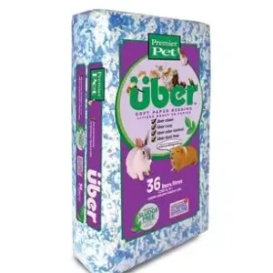 ÜBER Papirstrøelse 36 L Blå/Hvid.