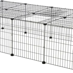Utendørs løpegård i metall 152x38x72cm