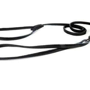 Utstillingskobbel i lær, 6mm/120cm sort