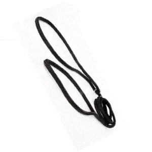 UTSTILLINGSKOBBEL Trine, 6mm./120cm. Sort