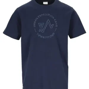 & UXG Patch T-skjorte Marine – unisex