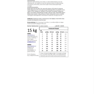 V.I.P. ENERGY 15kg (hvit)