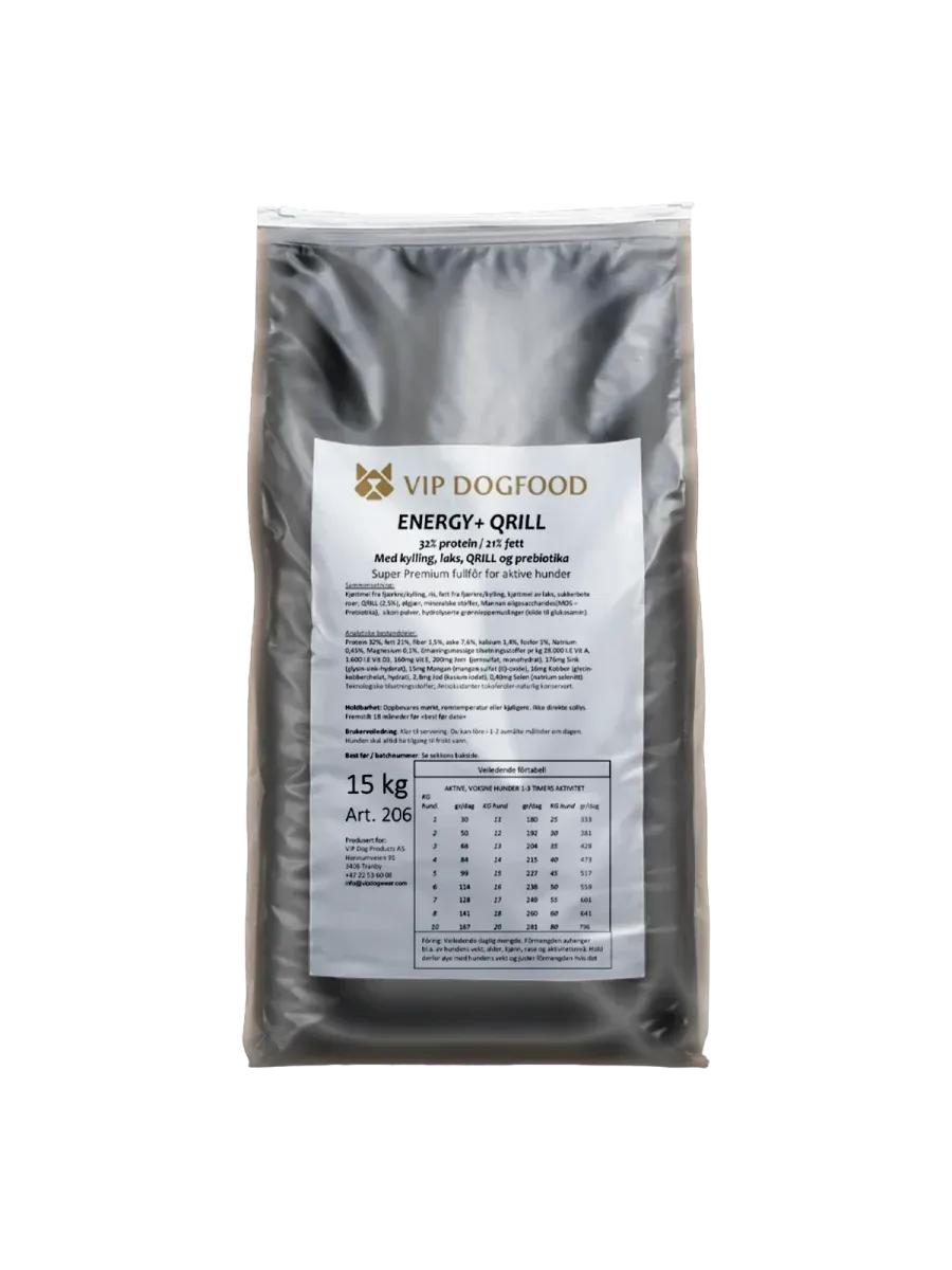V.I.P Energy+ Qrill 15kg