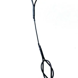 V.I.P. Front seksjon 70cm / 5mm syrefast wire Svart PVC