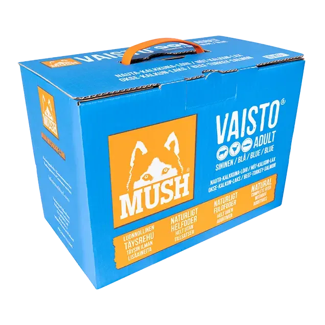 Vaisto blå fryst | storfe-kalkun-laks | 800g/3kg/10kg