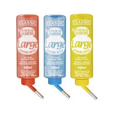 Vattenflaska Colortone 600Ml Blå/Gul/Röd