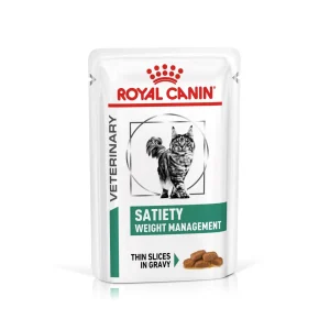 Veterinary Diets Weight Management Satiety Thin Slices In Gravy Pouch v氓tf么r til katt