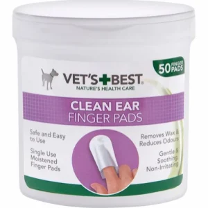 Vets Best Clean Fingertut Til Ørepleje 50 Stk.