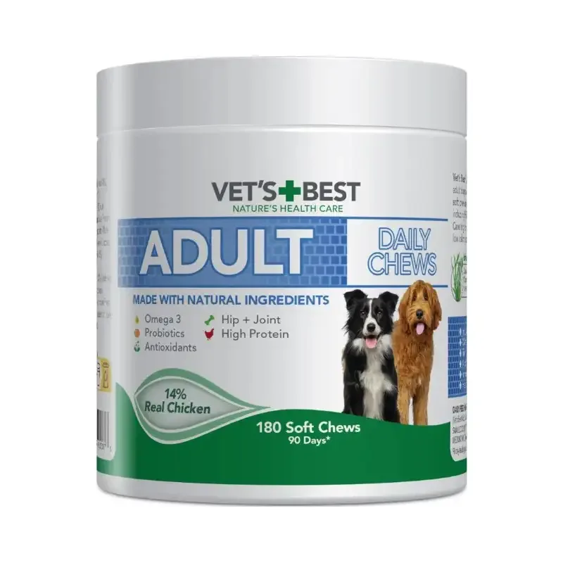 Vets Best Godbiter Kosttilskudd for Hofter & Ledd Hund