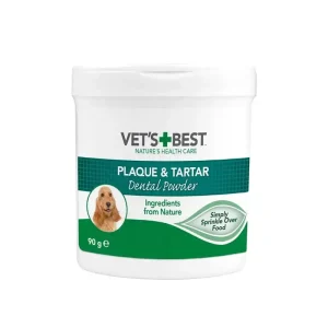 Vets Best Naturlig Tannpleie Pulver til Hund 90g
