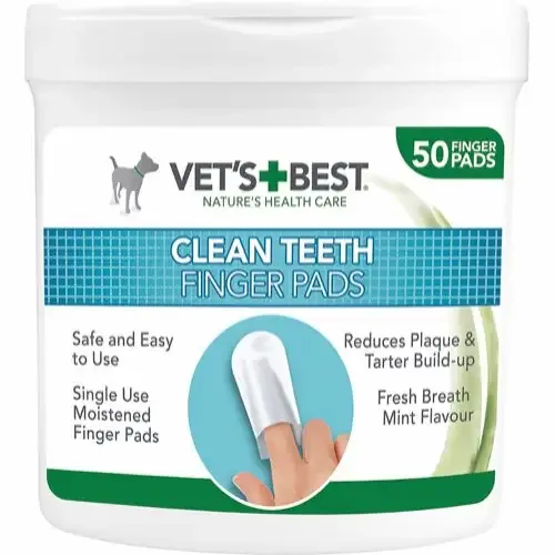 Vets Best Ren fingertupp for tannpleie 50 stk.