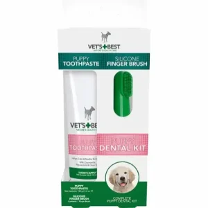 Vets Best tannpleiesett for valper