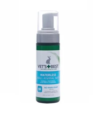 VETS BEST Waterless, Tørrshampo til smådyr, 150ml.