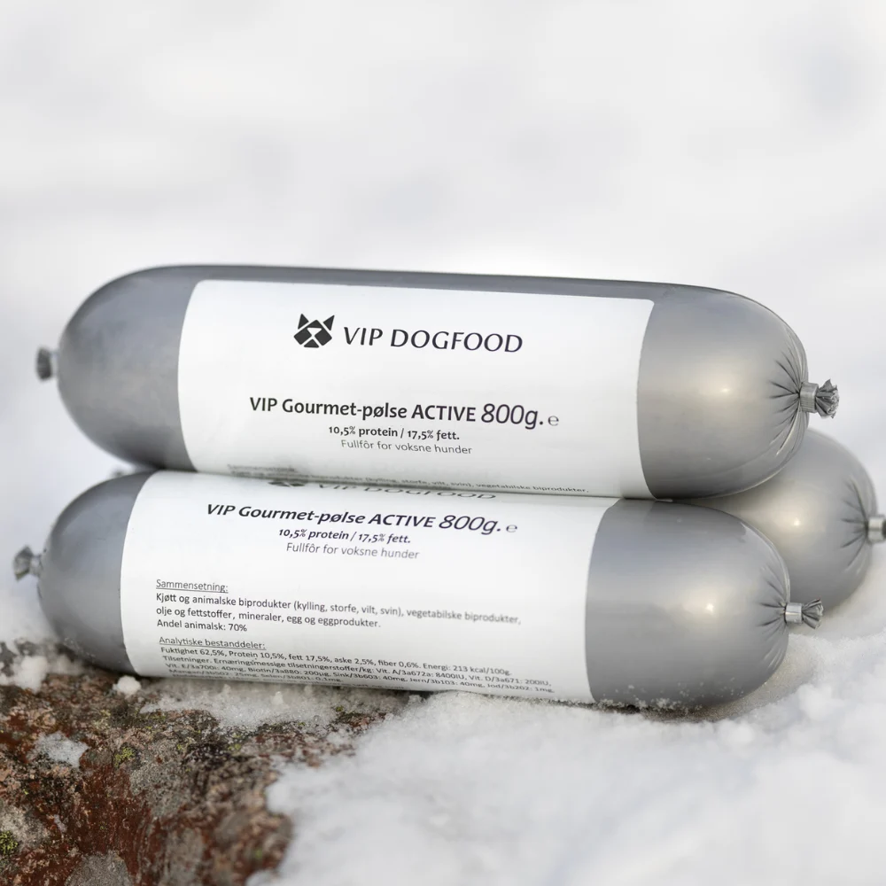VIP Gourmet Active pølser 800g
