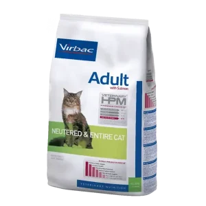 Virbac HPM Cat Adult Neutered & Entire Cat med Laks