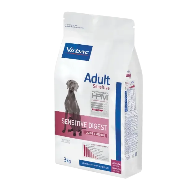 Virbac HPM Dog Adult Sensitive Digest L&M