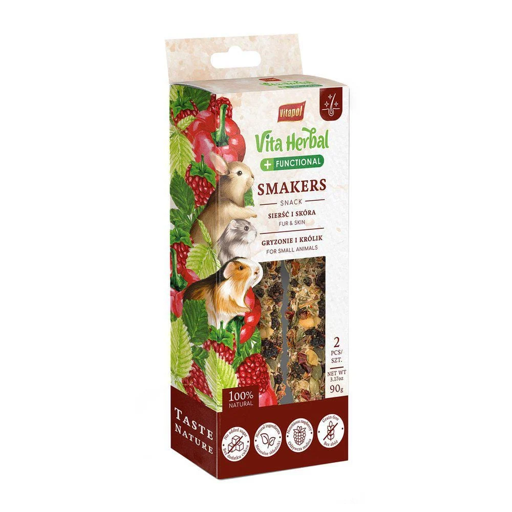 Vita Herbal Functional Smakers Fur & Skin 2pk 90g