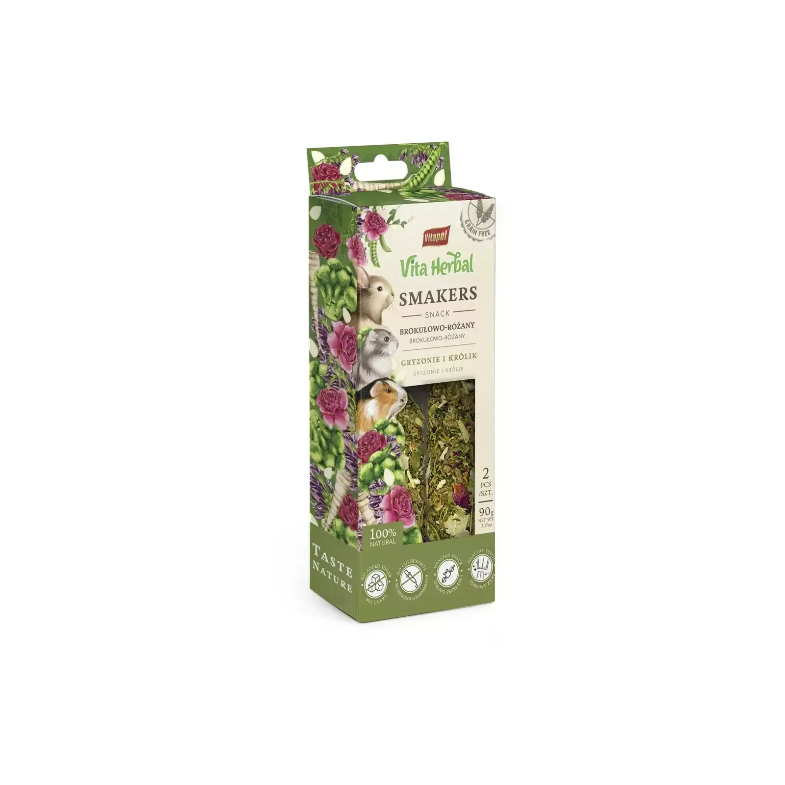 Vita Herbal Smakers Brokkoli & rose 2pk 90g
