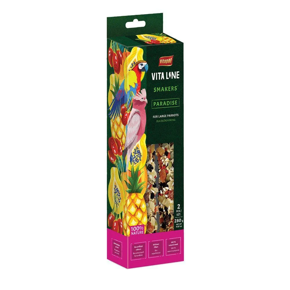 Vita Line Smakers Paradise store papegøyer 2pk 280g