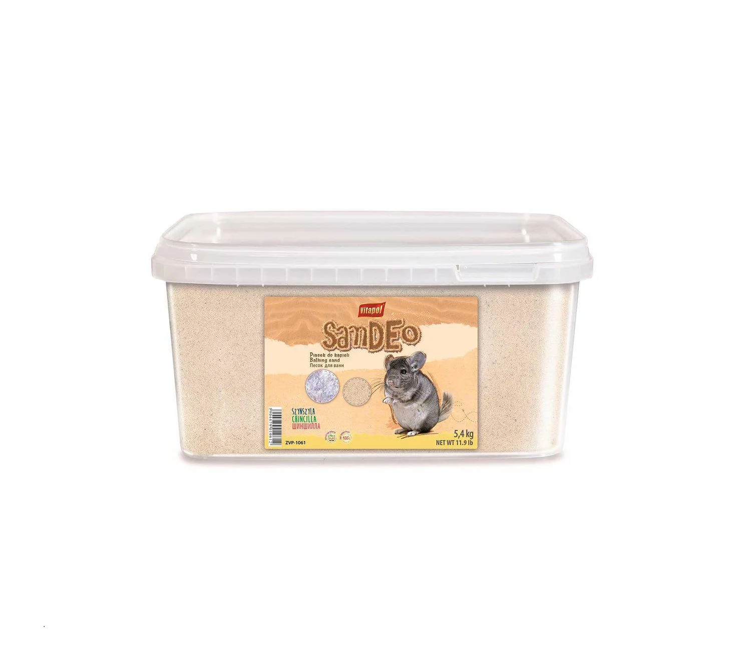 Vitapol, Badesand, Chinchilla og smådyr, 5,4kg. 3L.