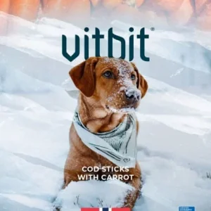 VitBit Cod Sticks m/gulrot 100g