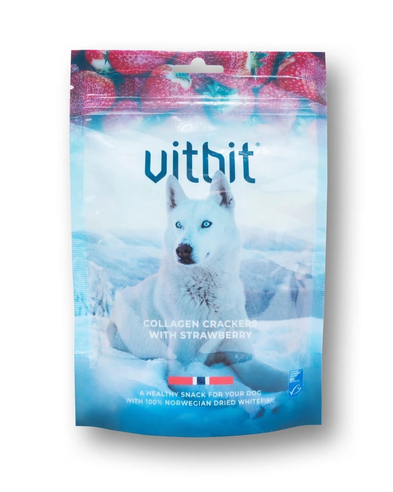 VitBit Collagen Crackers m/Jordbær 70g