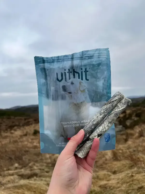Vitbit Tornadogs Wrap m/Torsk 100g