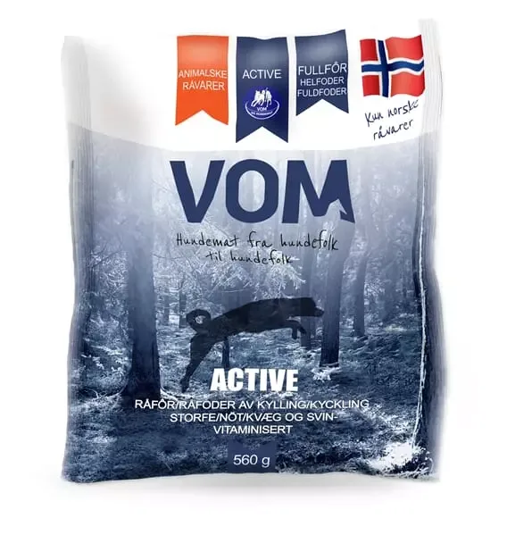 VOM Active fullfôr Kjøttboller, 560g