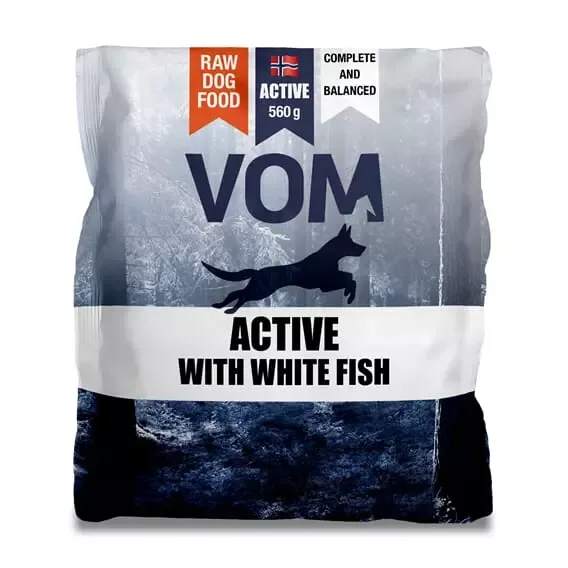 VOM Active fullfôr m/Hvitfisk (NORSK) kjøttboller 560gr