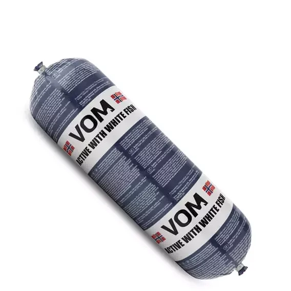VOM Active fullfôr m/Hvitfisk (NORSK) pølse, 500 gr