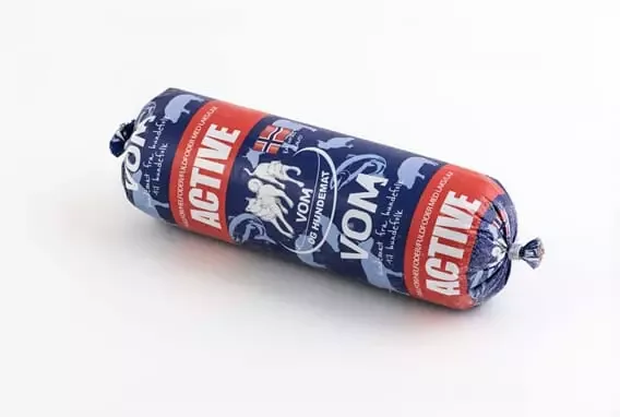 VOM Active fullfôr m/Laks (NORSK) Pølse, 500g
