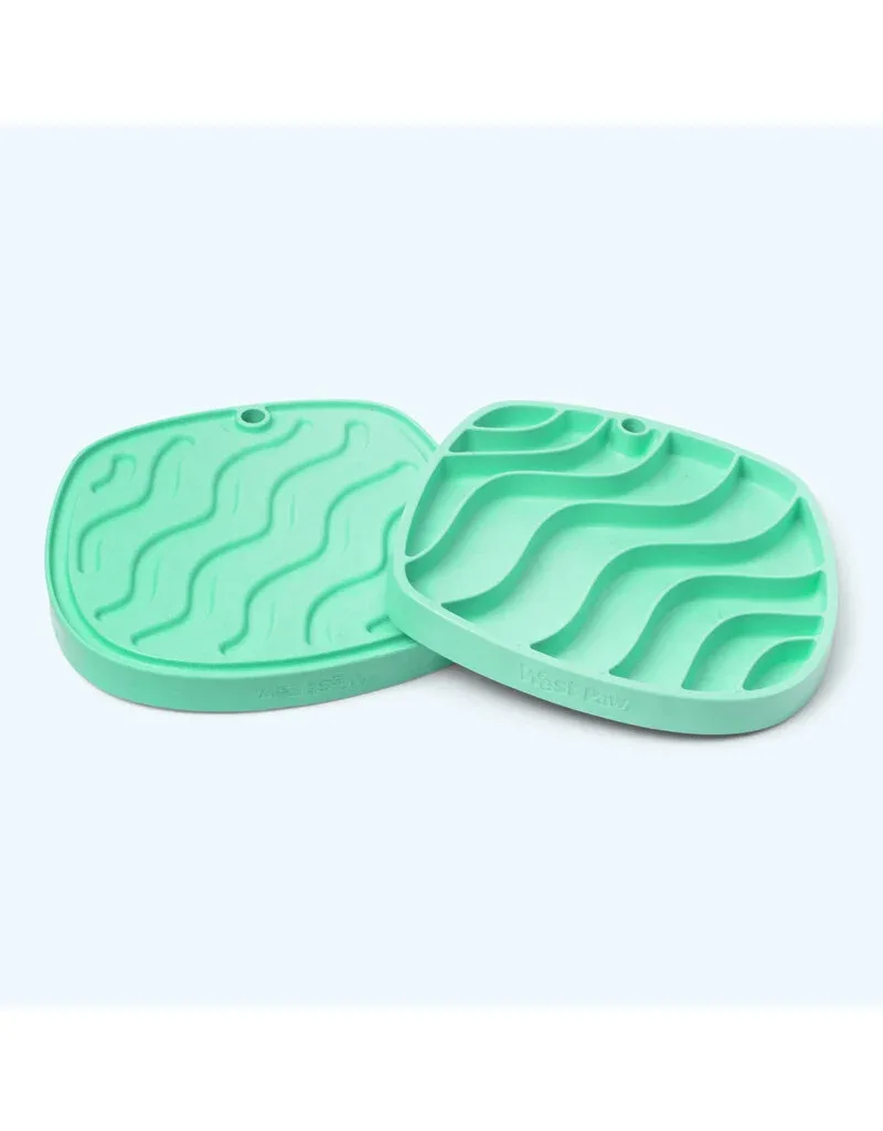 WestPaw Feast Mat Waves Mint