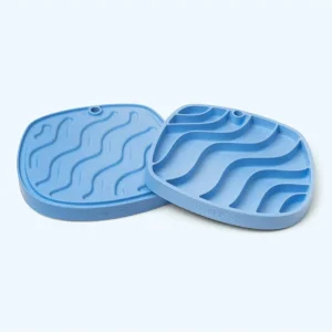 WestPaw Feast Mat Waves Periwinkle