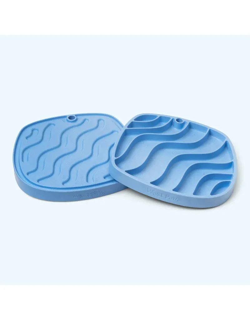 WestPaw Feast Mat Waves Periwinkle