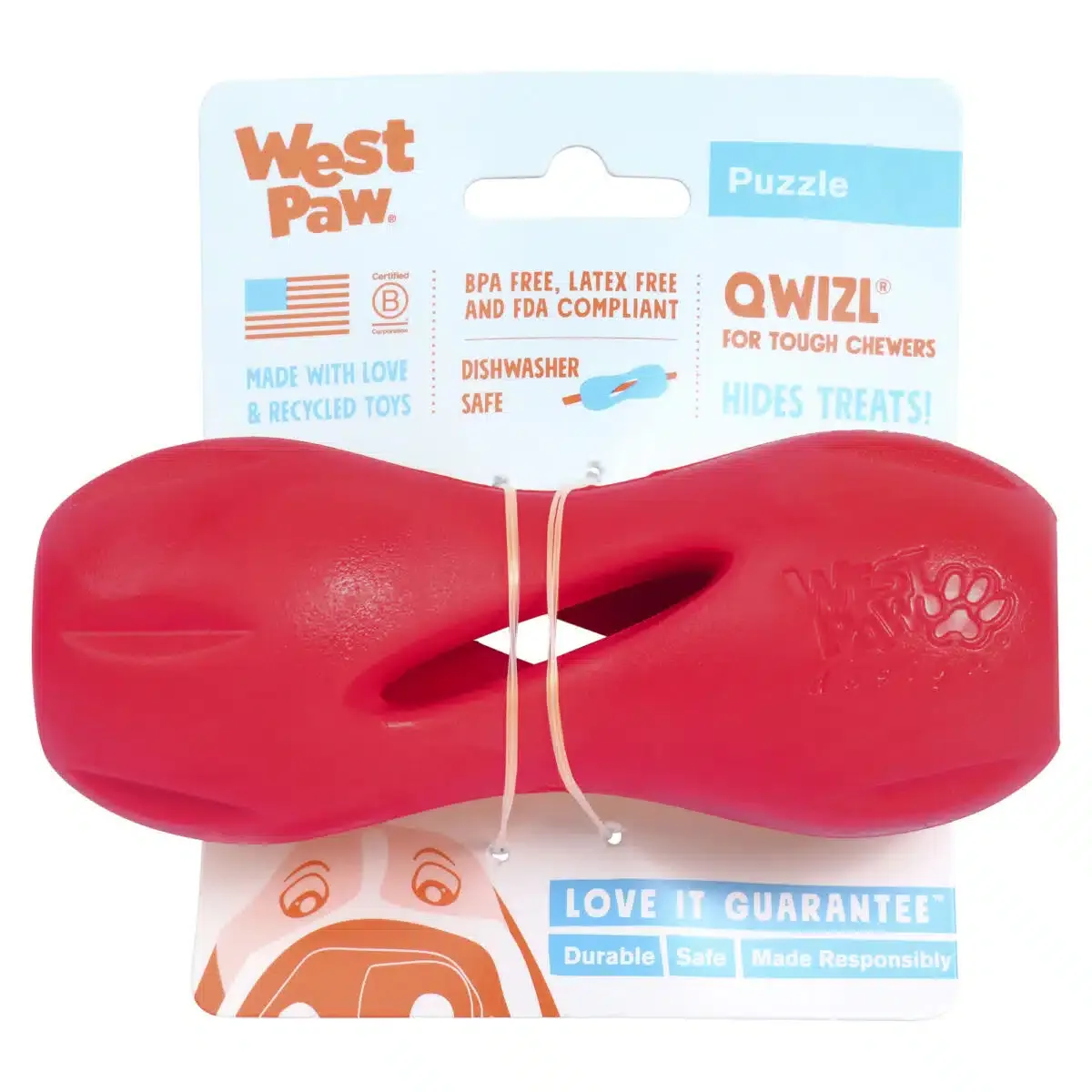 WestPaw Qwizl Ruby Red large