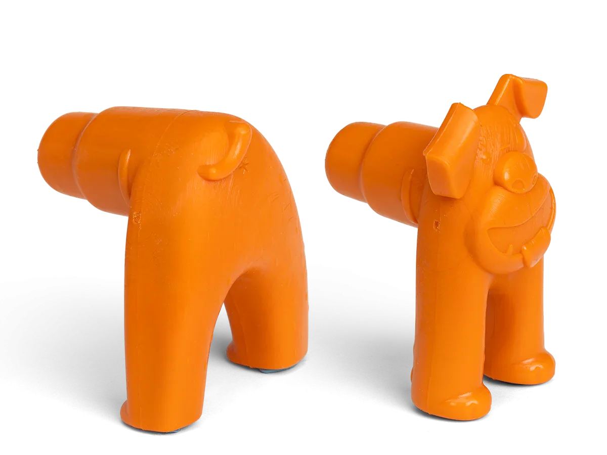 WestPaw Toppl Stopper Tangerine 2pk