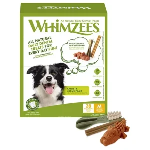 Whimzees Dog Chews Variety Box M