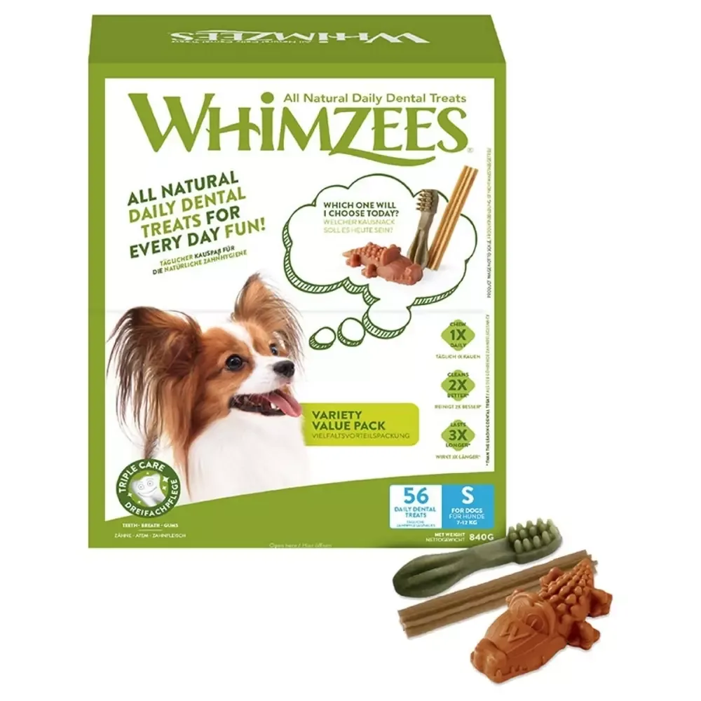 Whimzees Dog Chews Variety Box Small dogs