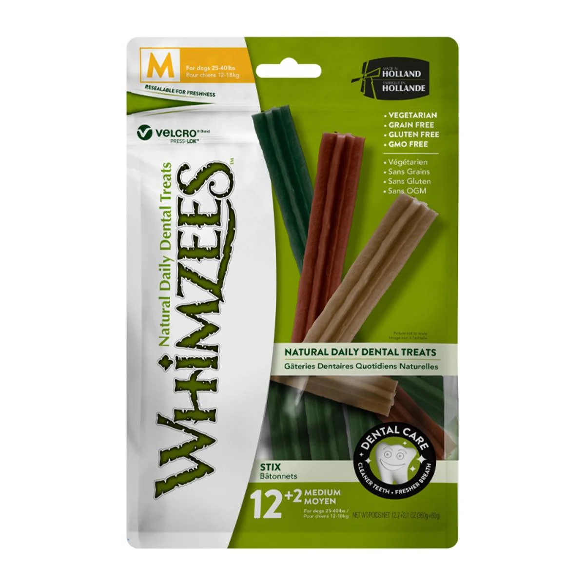 Whimzees Stix M, 14 Stk, 420 G Mp