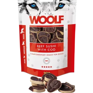 Woolf Beef Sushi With Cod 100G