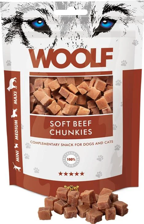 Woolf Bieef Chunkies 100G