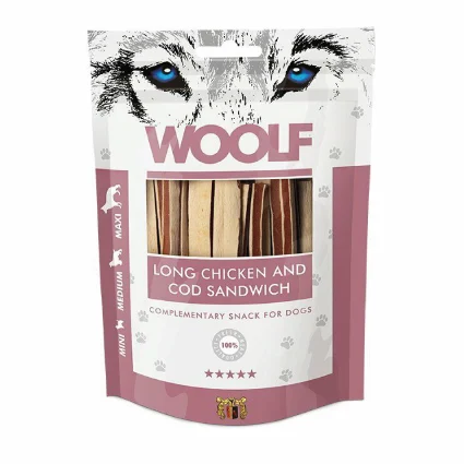 Woolf Chicken And Cod Sandwich 100G