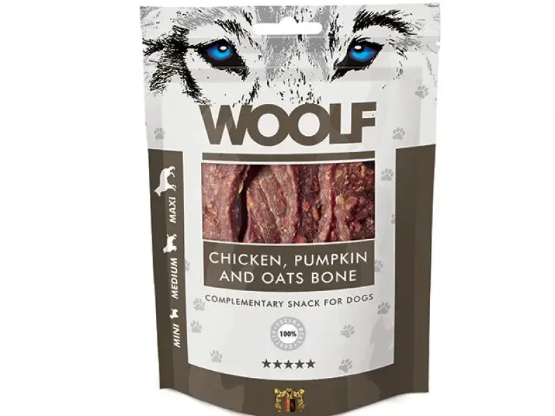 Woolf – Kylling Gresskar & Havre Bein, 100g