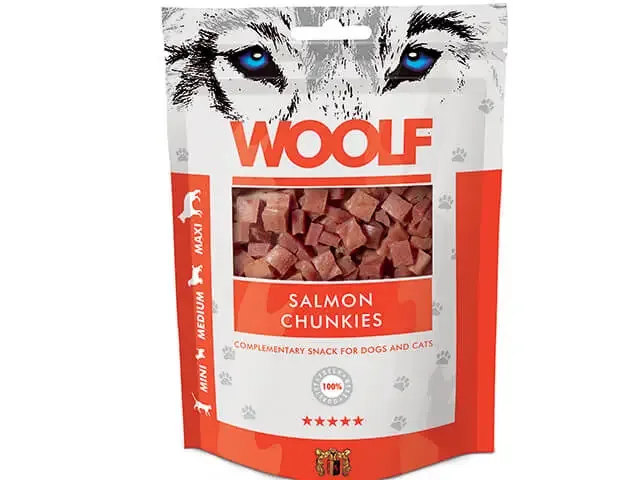 Woolf – Laksechunks, 100g
