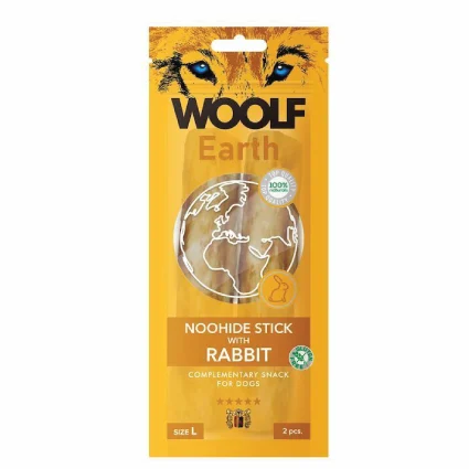 Woolf Noohide Kanin Sticks 2 Stk 13Cm - Image 2