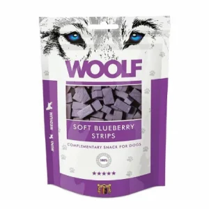 Woolf Soft Blueberry Strips 100G