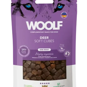 Woolf Soft Cubes Deer 100g