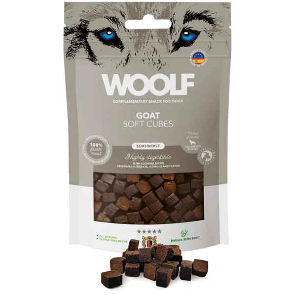 Woolf Soft Cubes Goat 100G - Image 2