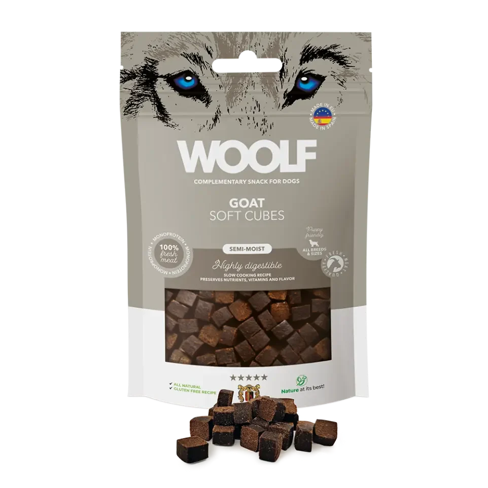 Woolf Soft Cubes Goat 100gr - Image 2